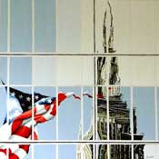 ESB. 1.  NEW YORK - Oil on canvas - 36 inches x 36 inches
