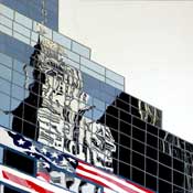 E.44TH & 3RD. NYC  - Oil on canvas - 30 inches x 30 inches