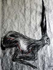 Flash Harry - Charcoal on Arches paper  - 30 inches x 20 inches