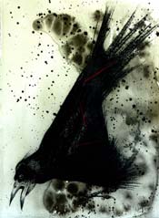 Mistress Gobb- ink and charcoal on Arches paper  - 30 inches x 20 inches