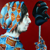 Arrlechino - Oil on canvas - 30cm x30 cm